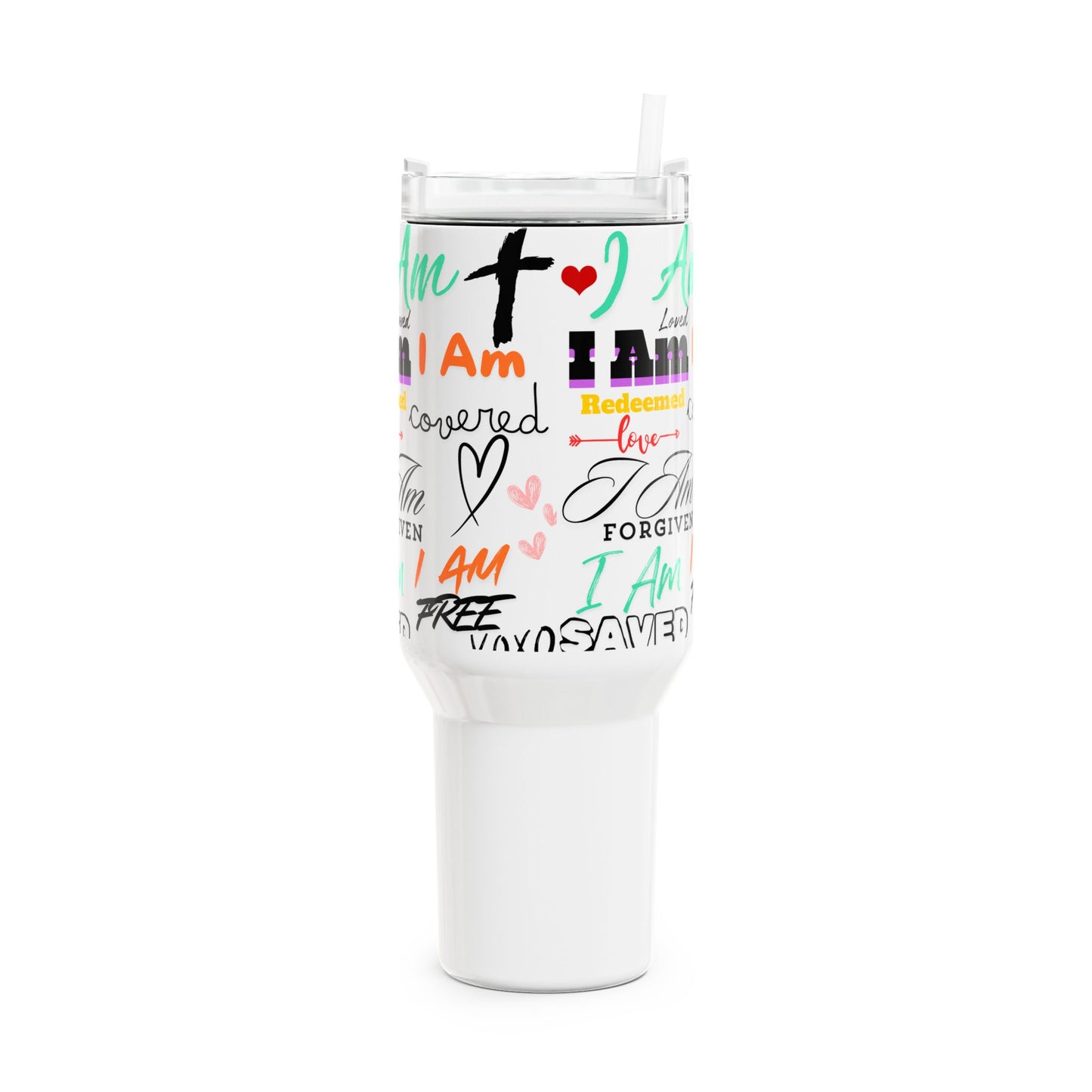 40oz Tumbler - God's Promises Inspirational Drinking Cup