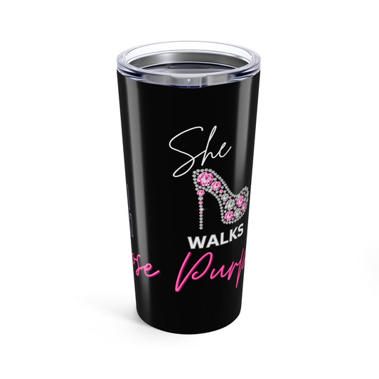 20oz Tumbler - She Walks in Purpose Design