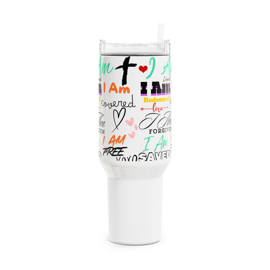 40oz Tumbler - God's Promises Inspirational Drinking Cup